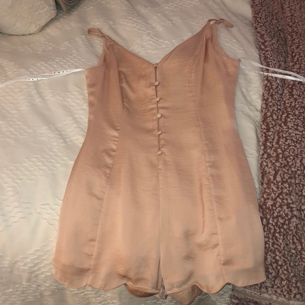 Lunik pink chiffon romper